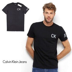 NWT Calvin Klein Jeans Men's Logo Crewneck Tee